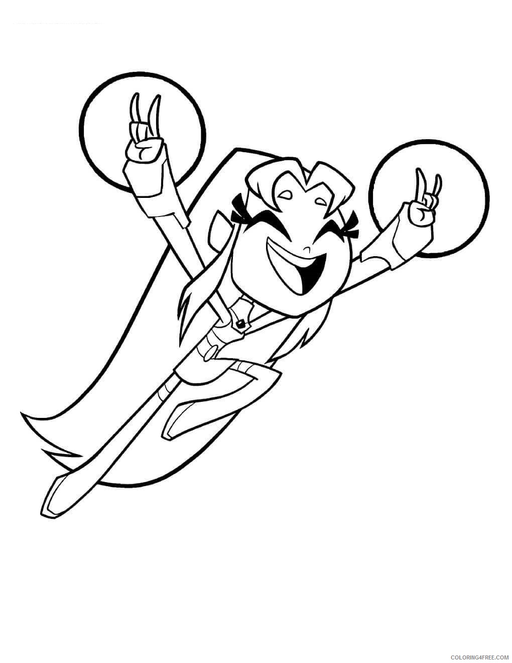 Teen Titans Go Coloring Pages Cartoons 1550478535_teen titans go 1 Printable 2020 6156 Coloring4free