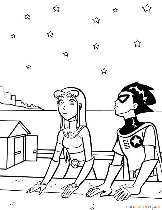 Teen Titans Go Coloring Pages Cartoons Teen Titans Printable 2020 6171 Coloring4free