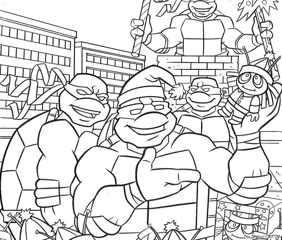 Teenage Mutant Ninja Turtles Coloring Pages Cartoons Ninja Turtle Printable 2020 6251 Coloring4free