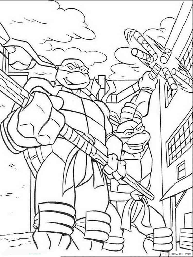 Teenage Mutant Ninja Turtles Coloring Pages Cartoons Ninja Turtles 25 Printable 2020 6284 Coloring4free