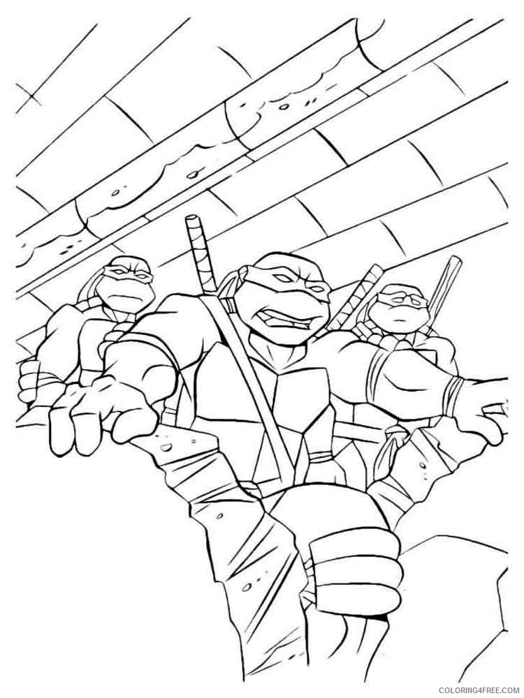 Teenage Mutant Ninja Turtles Coloring Pages Cartoons Ninja Turtles 28 Printable 2020 6287 Coloring4free