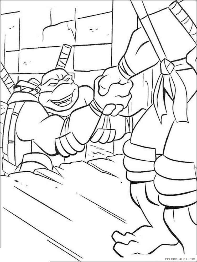 Teenage Mutant Ninja Turtles Coloring Pages Cartoons Ninja Turtles 29 Printable 2020 6288 Coloring4free