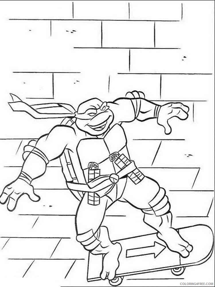 Teenage Mutant Ninja Turtles Coloring Pages Cartoons Ninja Turtles 32 Printable 2020 6291 Coloring4free