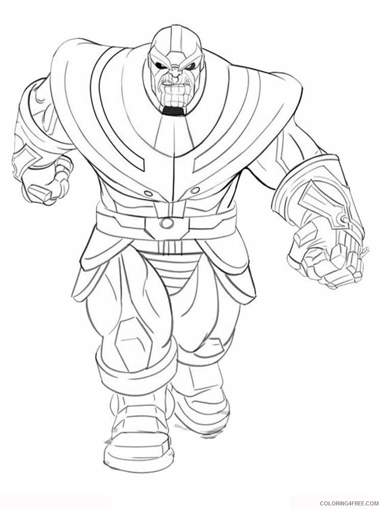 Thanos Coloring Pages Cartoons thanos 7 Printable 2020 6359 Coloring4free