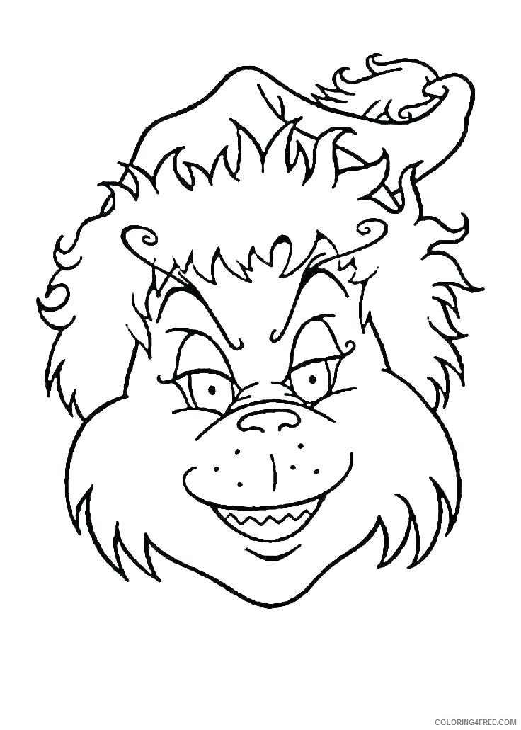 The Grinch Coloring Pages Cartoons 1571964761_free how face hand the grinch christmas Printable 2020 6426 Coloring4free