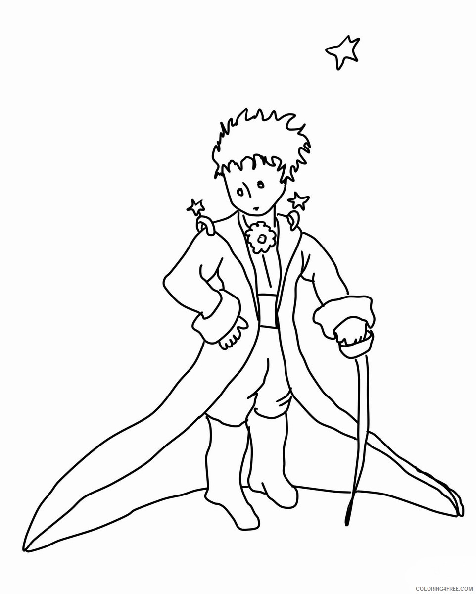 The Little Prince Coloring Pages Cartoons the_little_prince_coloring_19 Printable 2020 6463 Coloring4free