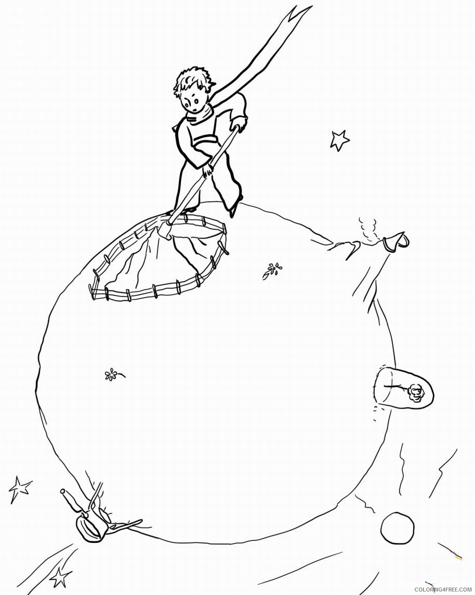 The Little Prince Coloring Pages Cartoons the_little_prince_coloring_9 Printable 2020 6473 Coloring4free