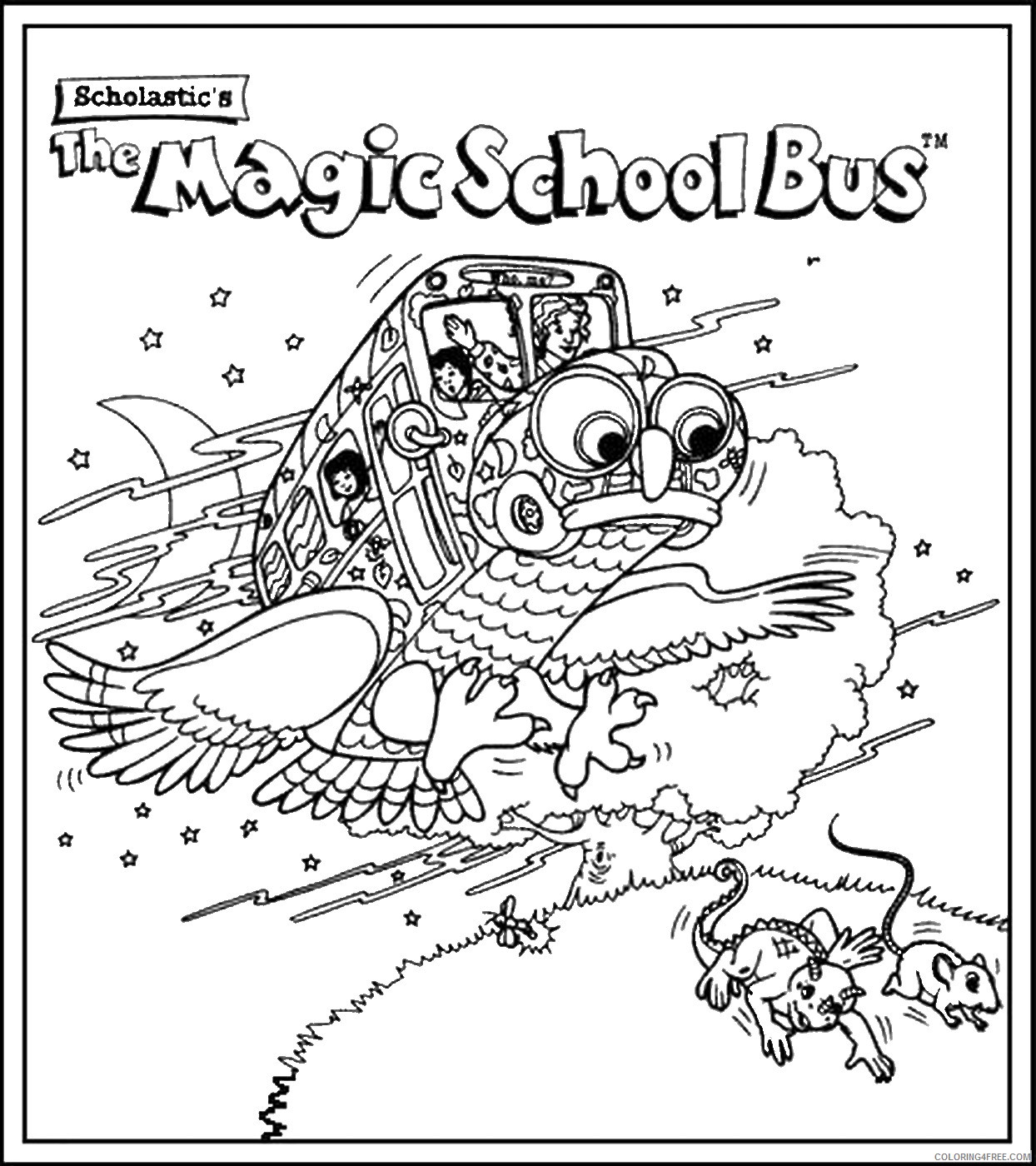 The Magic School Bus Coloring Pages Cartoons magic_school_bus_cl03 Printable 2020 6475 Coloring4free