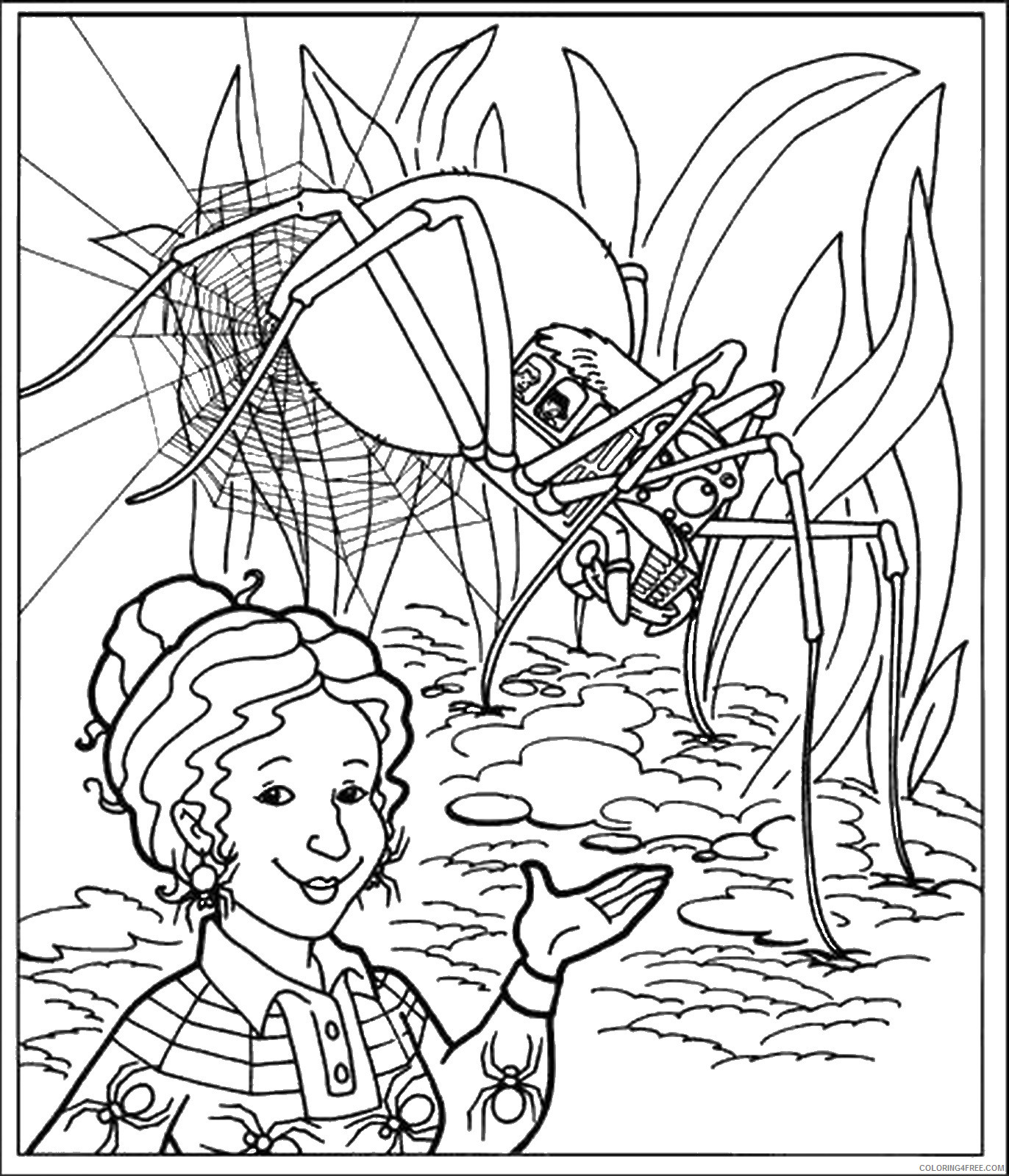 The Magic School Bus Coloring Pages Cartoons magic_school_bus_cl07 Printable 2020 6477 Coloring4free
