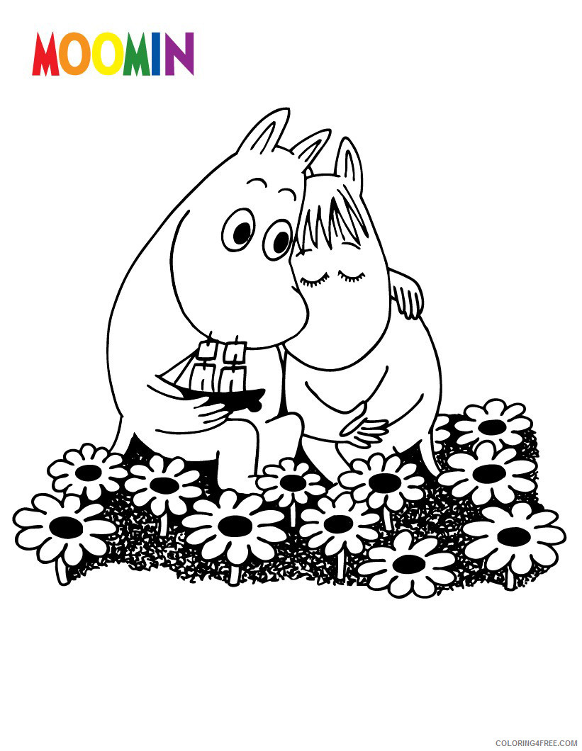 The Moomins Coloring Pages Cartoons Cartoon Moomin Printable 2020 6484 Coloring4free