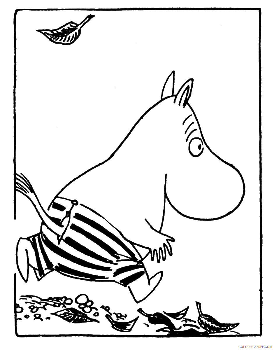 The Moomins Coloring Pages Cartoons moomins_cl_05 Printable 2020 6488 Coloring4free