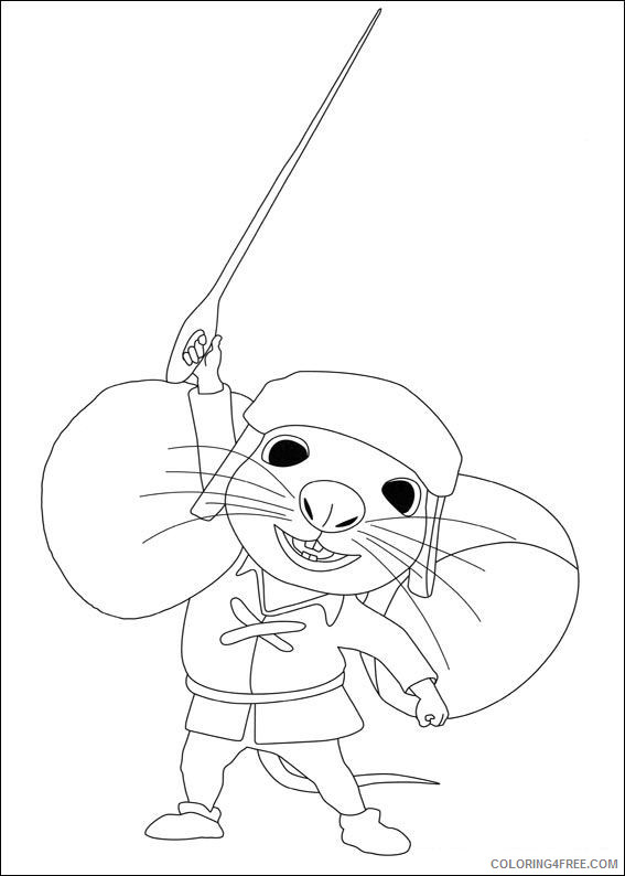 The Tale of Despereaux Coloring Pages Cartoons despereaux rpDMA Printable 2020 6506 Coloring4free