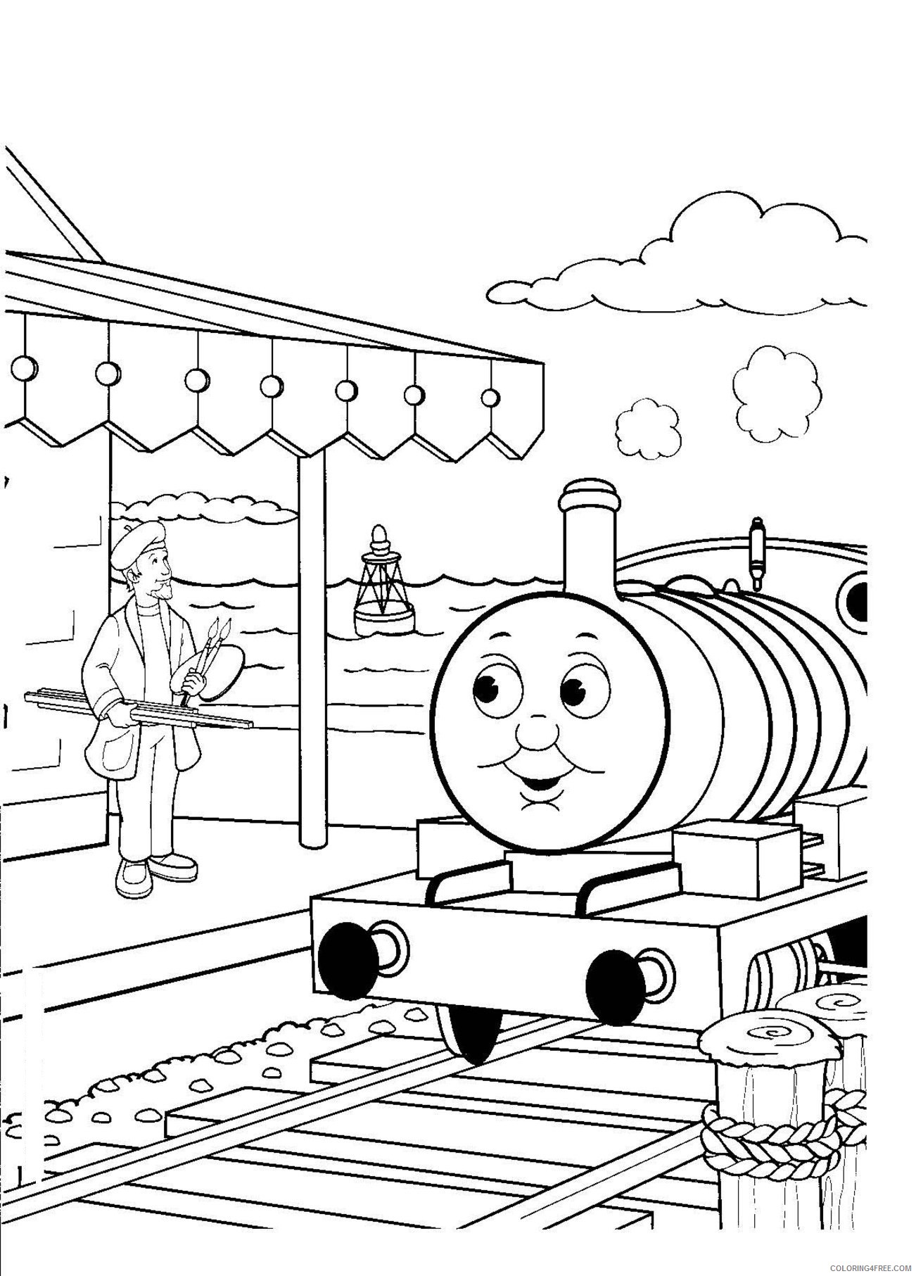 Thomas and Friends Coloring Pages Cartoons Printable Thomas The Train Printable 2020 6518 Coloring4free