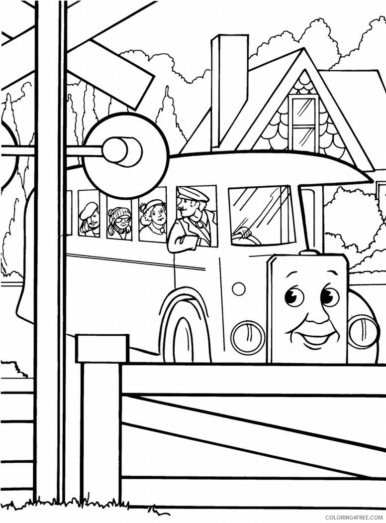 Thomas and Friends Coloring Pages Cartoons Thomas The Train Printable 2020 6552 Coloring4free