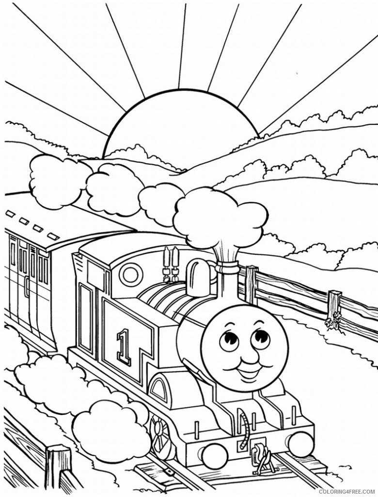 Thomas and Friends Coloring Pages Cartoons Thomas The Train Printable 2020 6565 Coloring4free