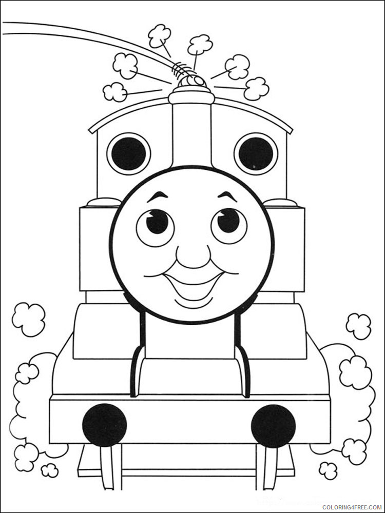 Thomas and Friends Coloring Pages Cartoons Thomas the Train 10 Printable 2020 6554 Coloring4free