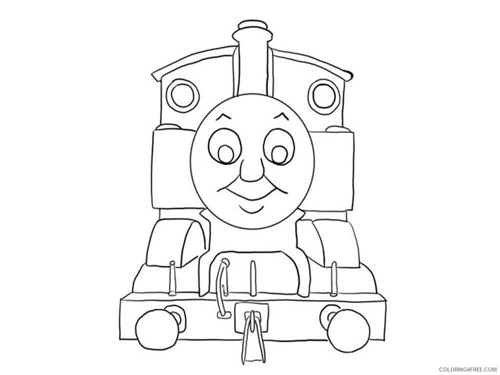 Thomas and Friends Coloring Pages Cartoons Thomas the Train 12 Printable 2020 6556 Coloring4free