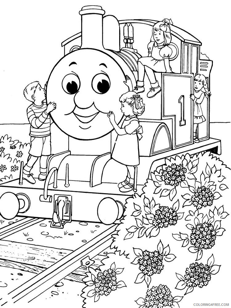 Thomas and Friends Coloring Pages Cartoons Thomas the Train 13 Printable 2020 6557 Coloring4free