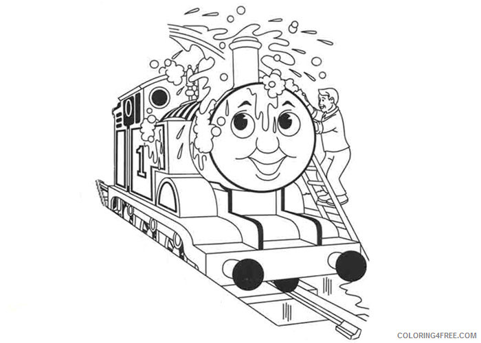 Thomas and Friends Coloring Pages Cartoons Thomas the Train Printable 2020 6563 Coloring4free