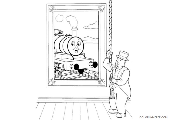 Thomas and Friends Coloring Pages Cartoons Thomas the tank engine Printable 2020 6535 Coloring4free