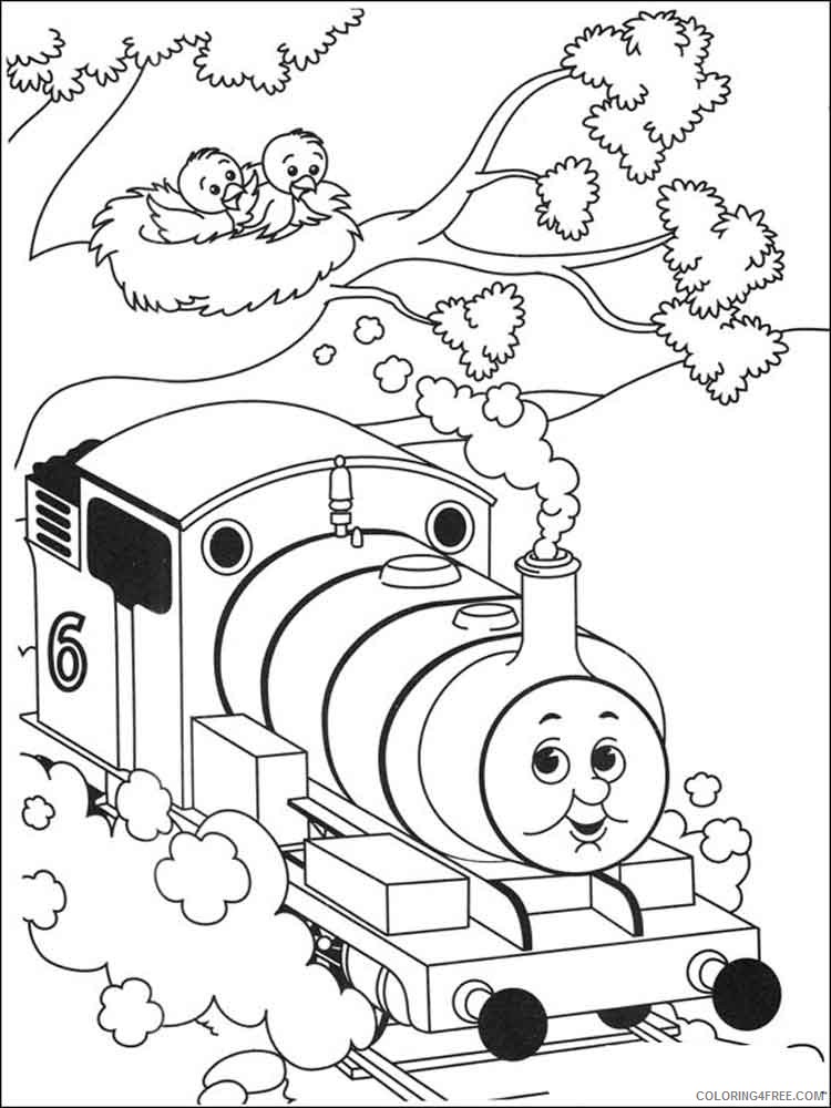 Thomas and Friends Coloring Pages Cartoons thomas the tank engine 13 Printable 2020 6540 Coloring4free