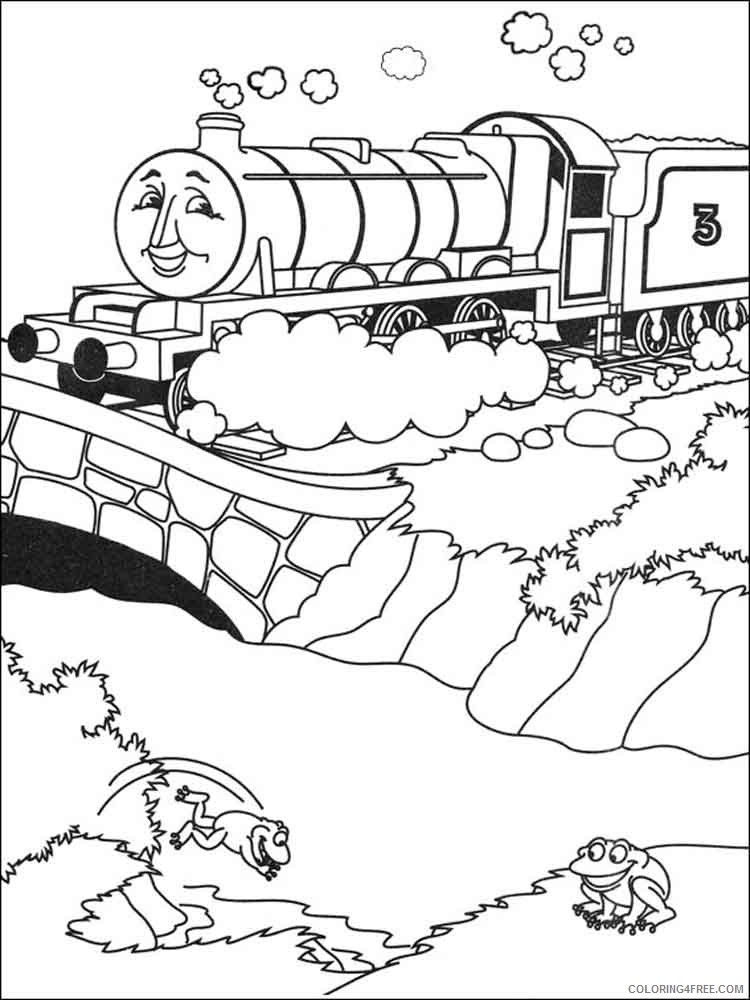 Thomas and Friends Coloring Pages Cartoons thomas the tank engine 15 Printable 2020 6542 Coloring4free