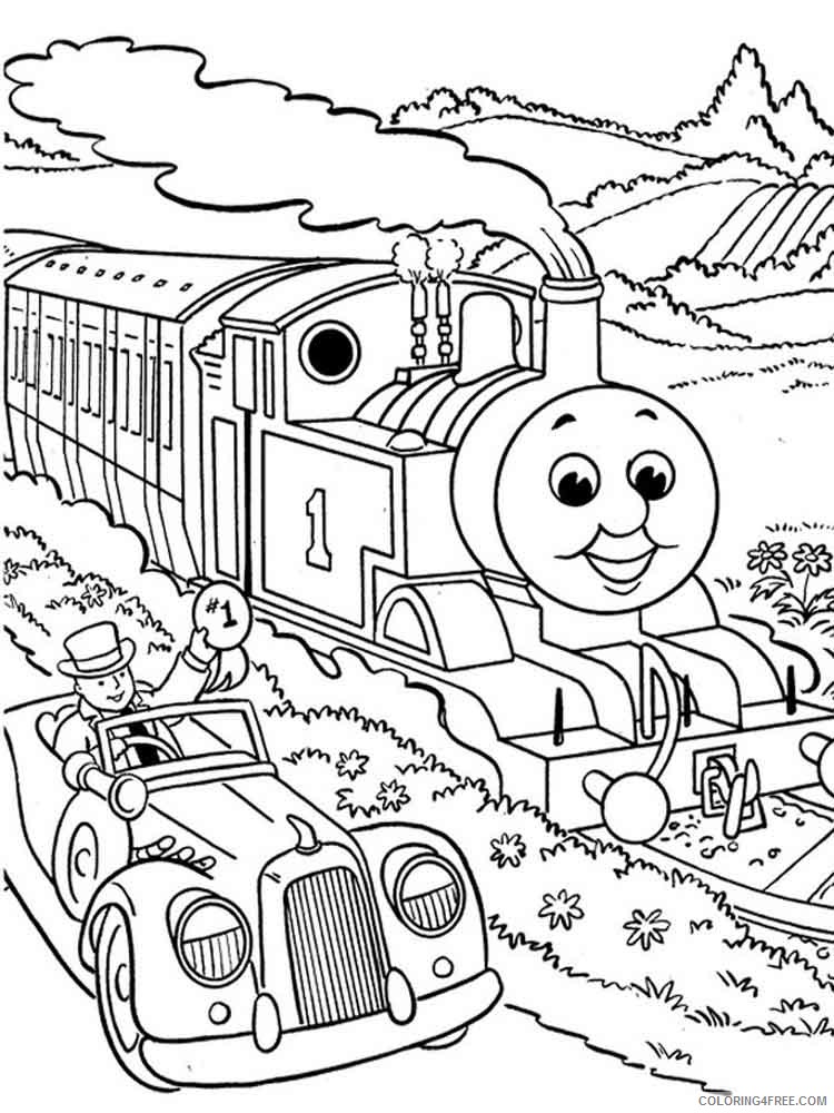 Thomas and Friends Coloring Pages Cartoons thomas the tank engine 18 Printable 2020 6545 Coloring4free