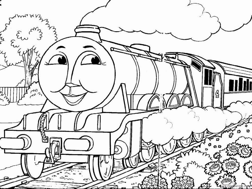 Thomas and Friends Coloring Pages Cartoons thomas the tank engine 2 Printable 2020 6546 Coloring4free