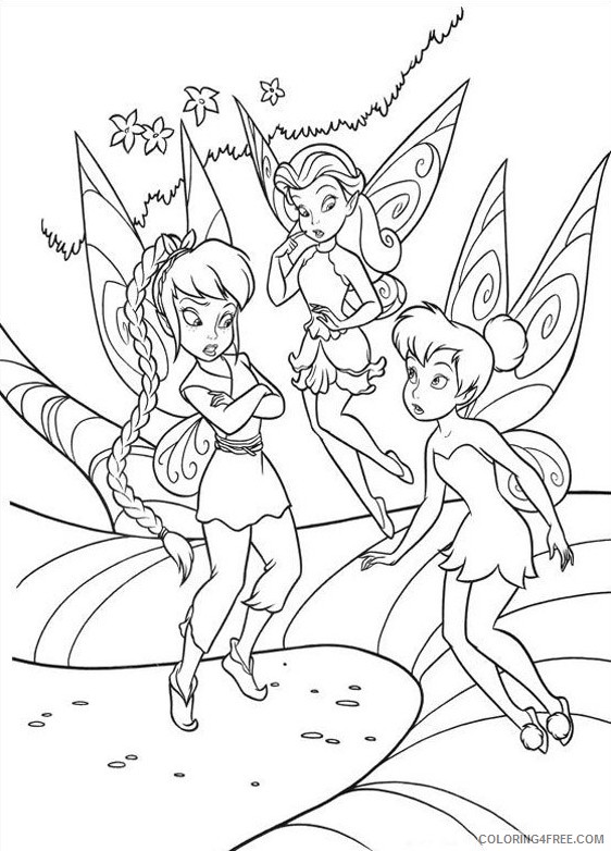 Tinker Bell Coloring Pages Cartoons Tinkerbell Pictures e1421927405730 Printable 2020 6682 Coloring4free