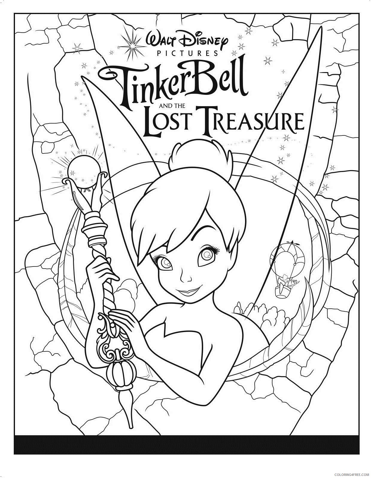 Tinker Bell Coloring Pages Cartoons of Tinkerbell Printable 2020 6598 Coloring4free