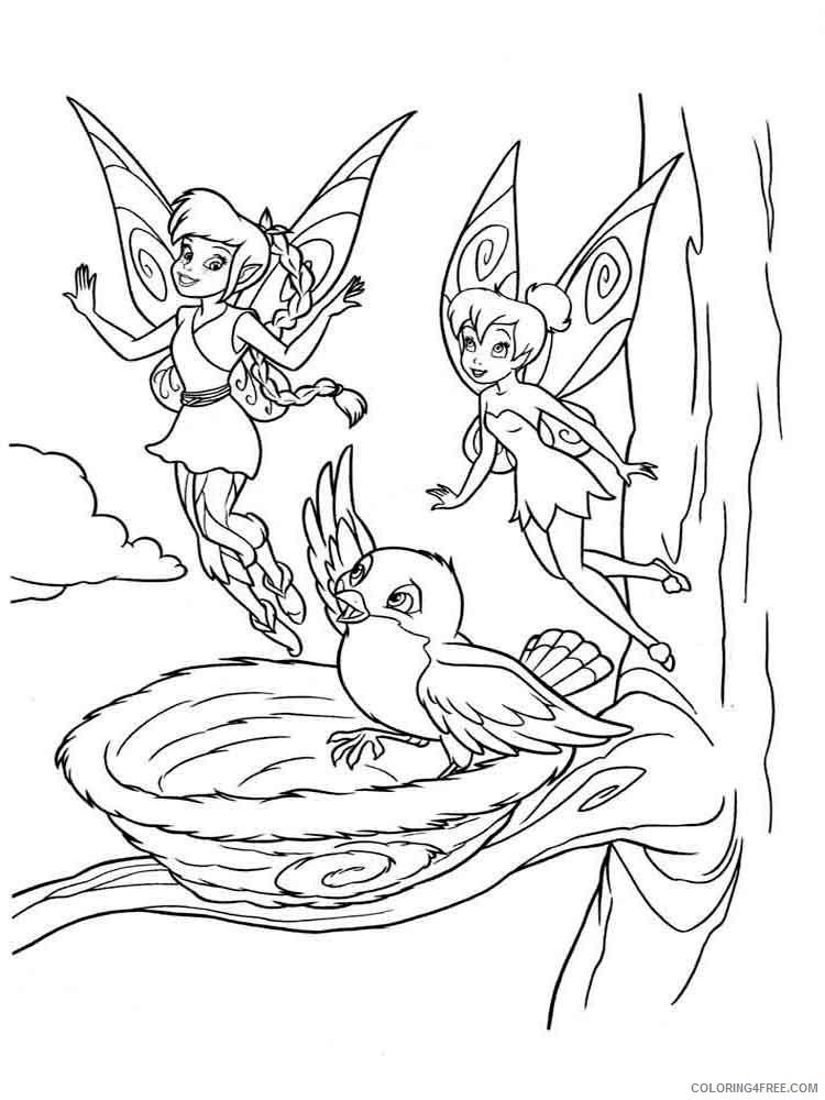 Tinker Bell Coloring Pages Cartoons tinkerbell 1 Printable 2020 6655 Coloring4free