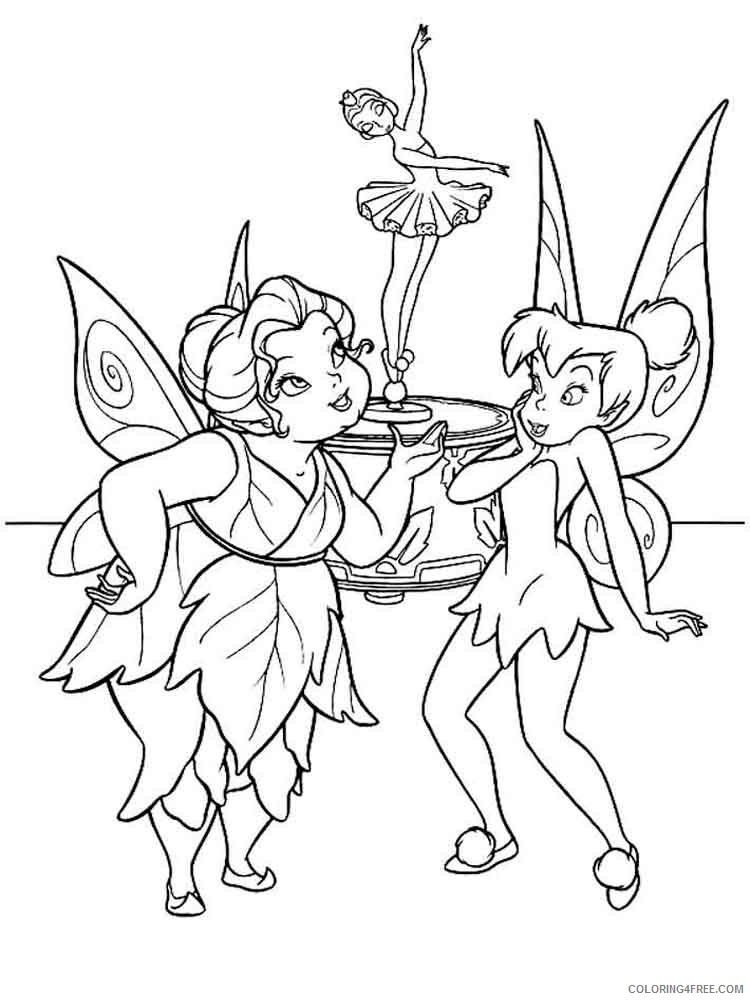 Tinker Bell Coloring Pages Cartoons tinkerbell 10 Printable 2020 6656 Coloring4free