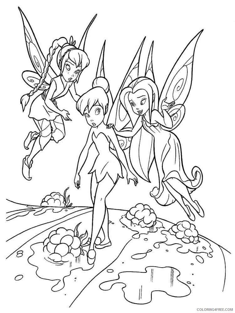 Tinker Bell Coloring Pages Cartoons tinkerbell 12 Printable 2020 6657 Coloring4free