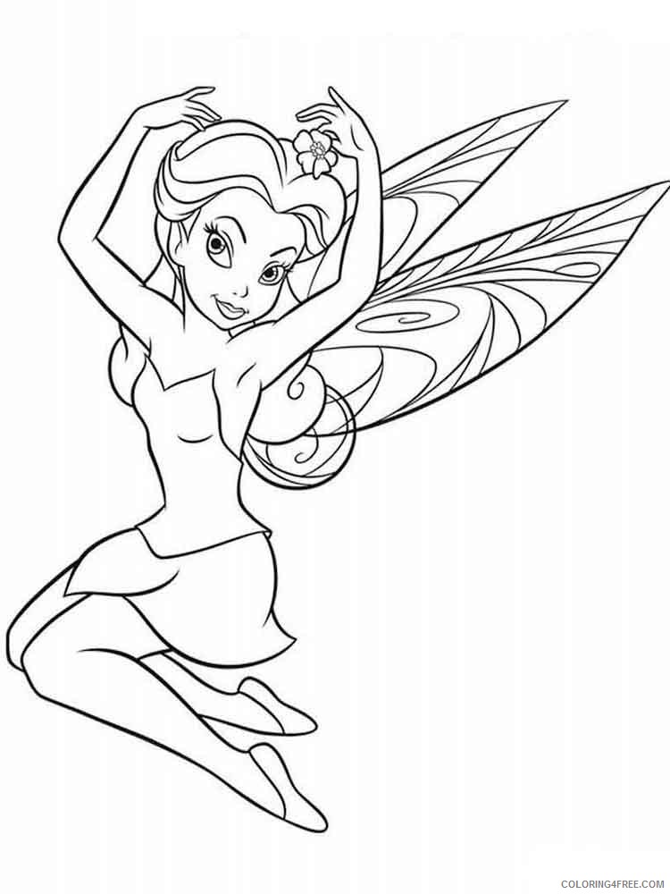 Tinker Bell Coloring Pages Cartoons tinkerbell 13 Printable 2020 6658 Coloring4free