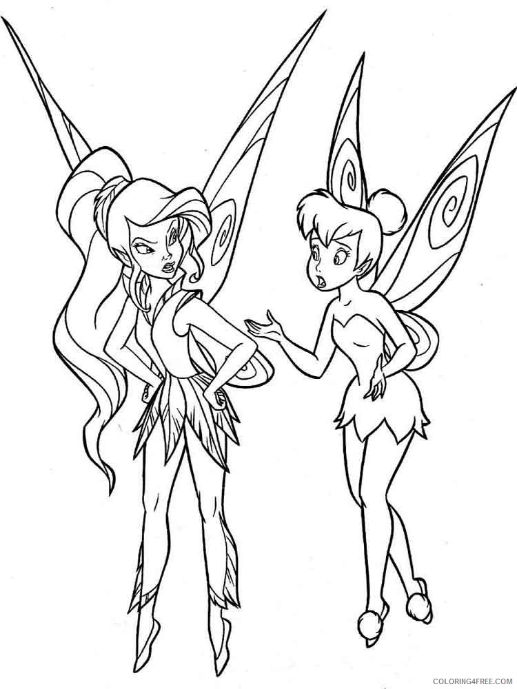 Tinker Bell Coloring Pages Cartoons tinkerbell 14 Printable 2020 6659 Coloring4free