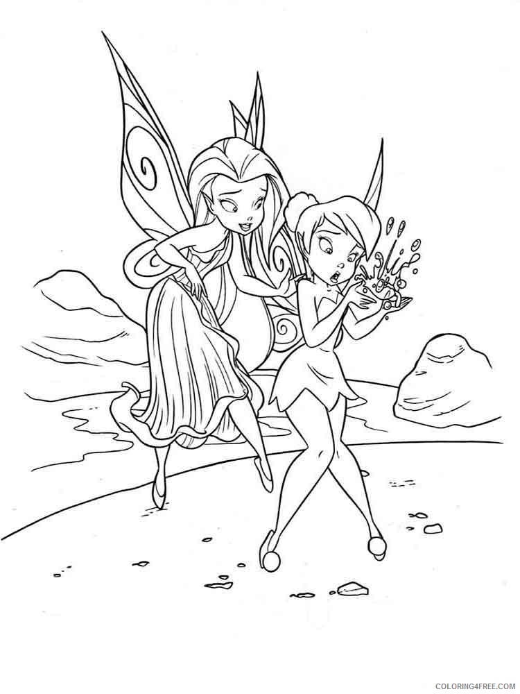 Tinker Bell Coloring Pages Cartoons tinkerbell 15 Printable 2020 6660 Coloring4free