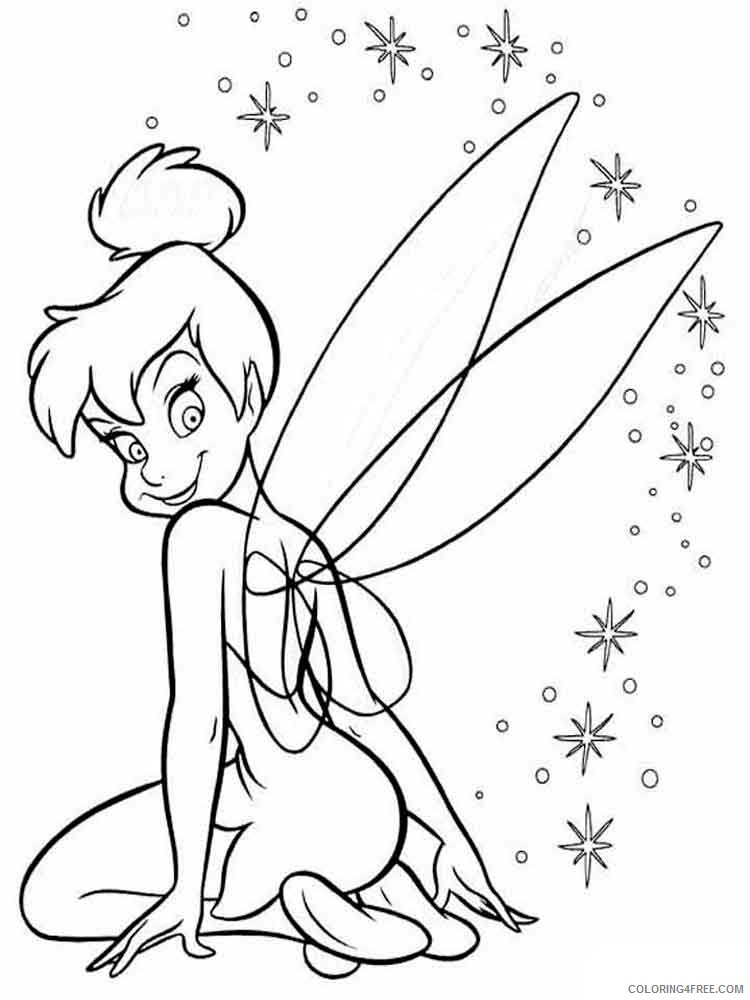 Tinker Bell Coloring Pages Cartoons tinkerbell 17 Printable 2020 6661 Coloring4free
