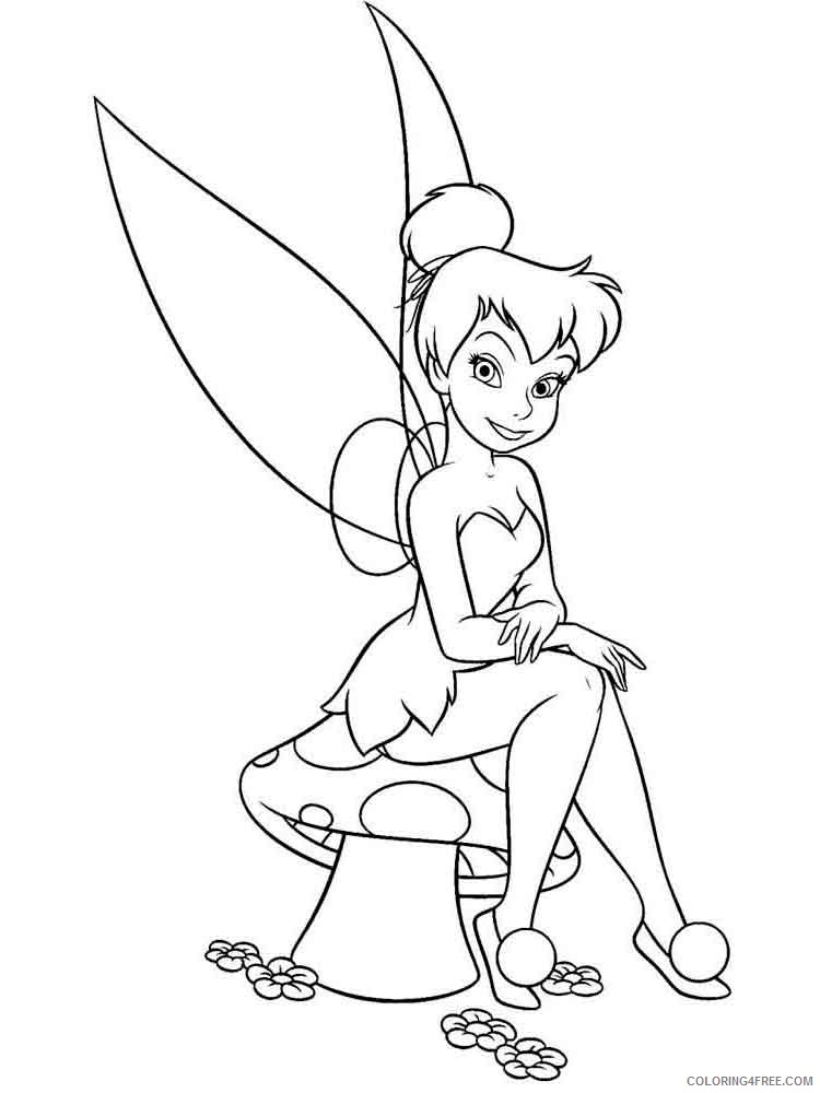 Tinker Bell Coloring Pages Cartoons tinkerbell 18 Printable 2020 6662 Coloring4free