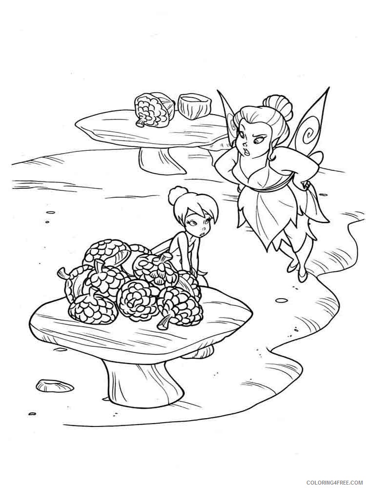 Tinker Bell Coloring Pages Cartoons tinkerbell 2 Printable 2020 6663 Coloring4free