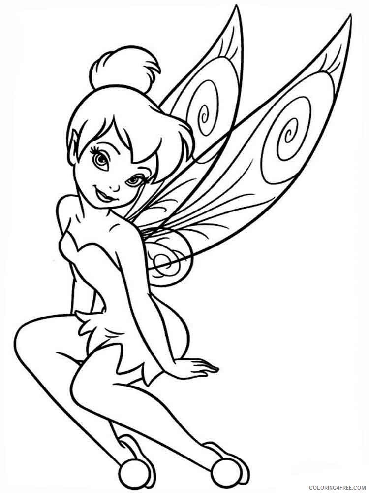 Tinker Bell Coloring Pages Cartoons tinkerbell 20 Printable 2020 6664 Coloring4free