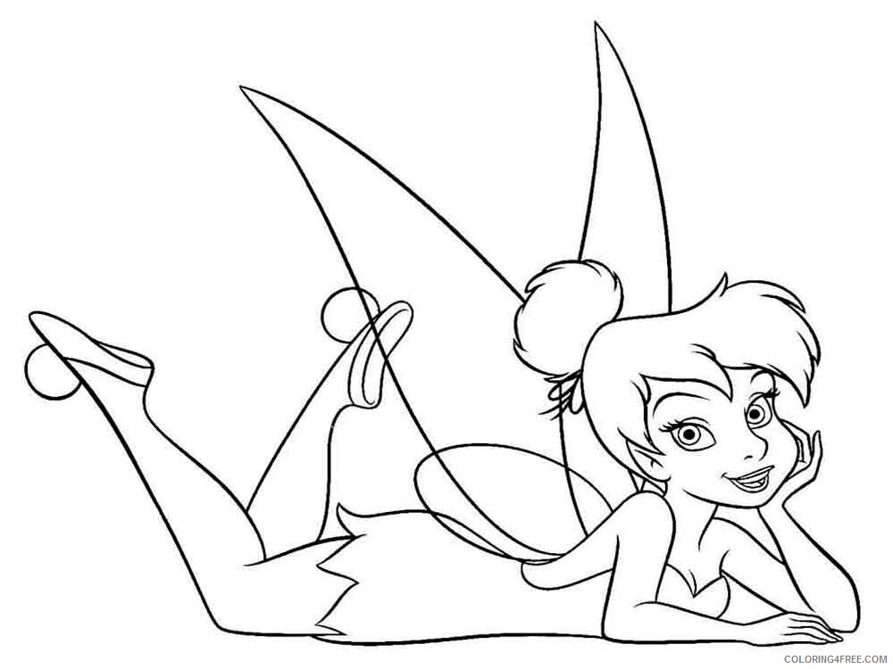 Tinker Bell Coloring Pages Cartoons tinkerbell 26 Printable 2020 6666 Coloring4free