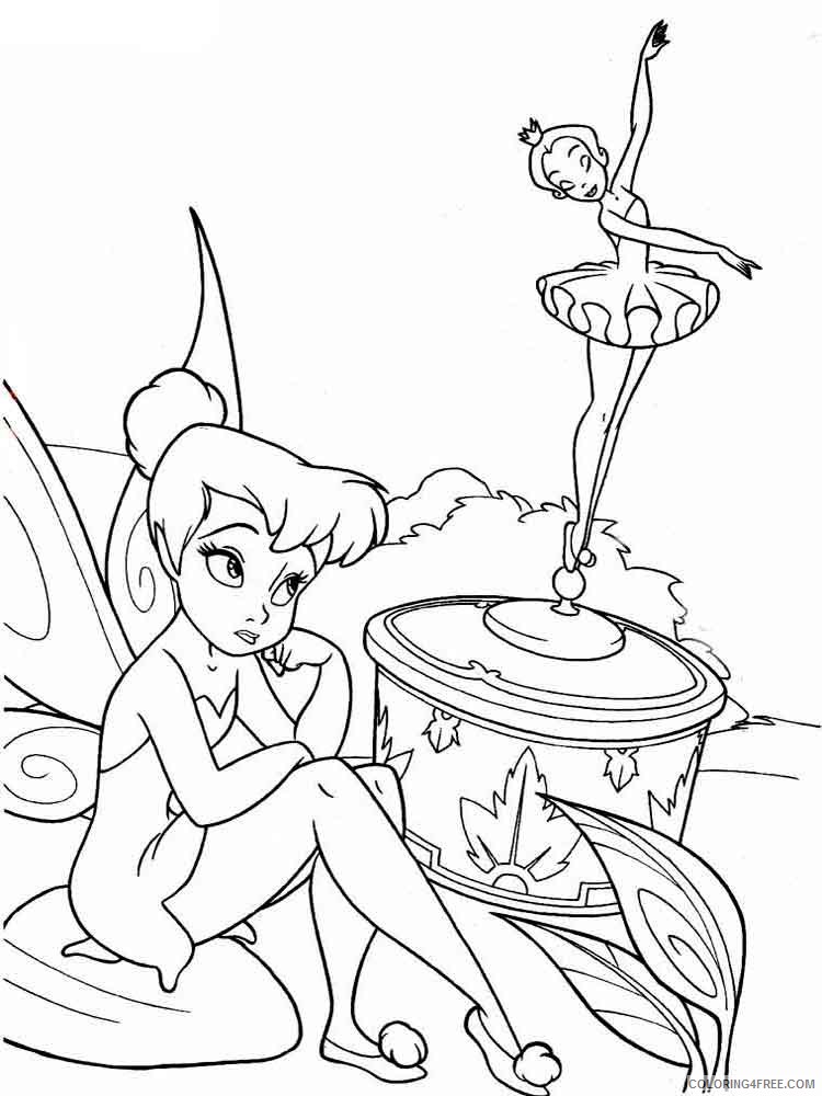 Tinker Bell Coloring Pages Cartoons tinkerbell 3 Printable 2020 6668 Coloring4free