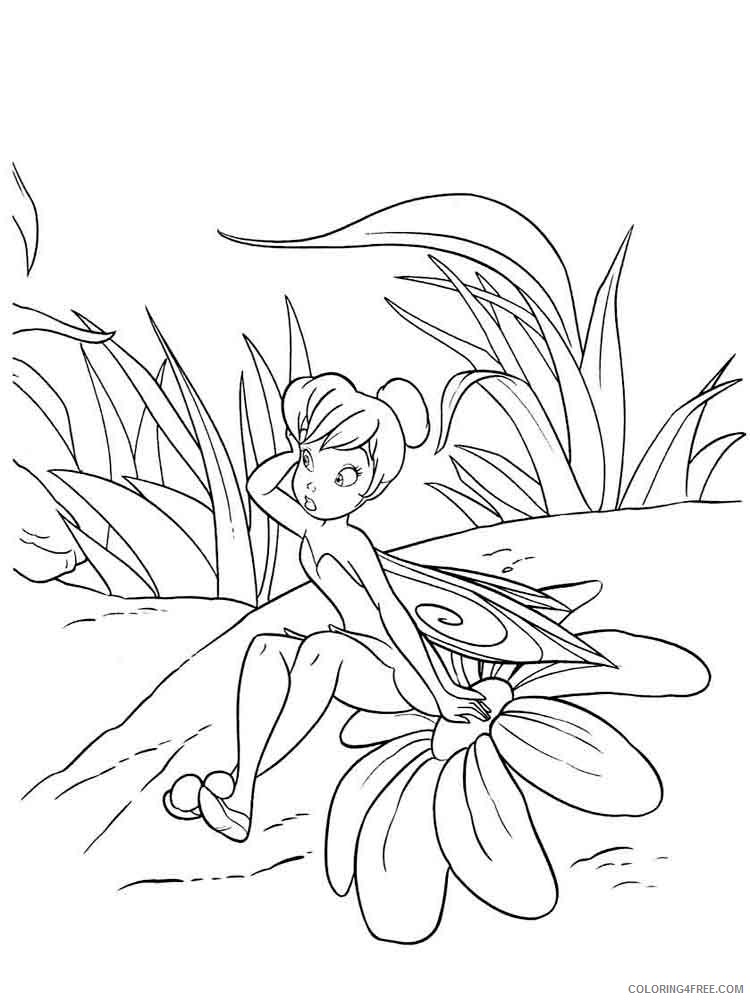 Tinker Bell Coloring Pages Cartoons tinkerbell 7 Printable 2020 6671 Coloring4free