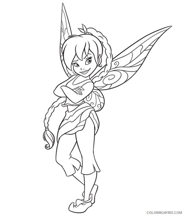 Tinker Bell Coloring Pages Cartoons tinkerbell KRW4q Printable 2020 6651 Coloring4free