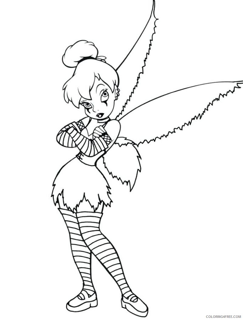 Tinker Bell Coloring Pages Cartoons tinkerbell for kids Printable 2020 6595 Coloring4free