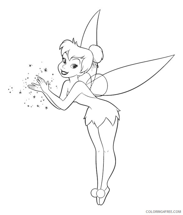 Tinker Bell Coloring Pages Cartoons tinkerbell iejq0 Printable 2020 6650 Coloring4free