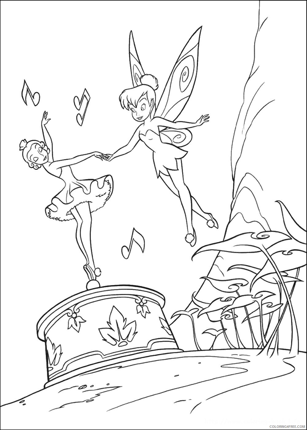 Tinker Bell Coloring Pages Cartoons tinkerbell_cl_04 Printable 2020 6611 Coloring4free
