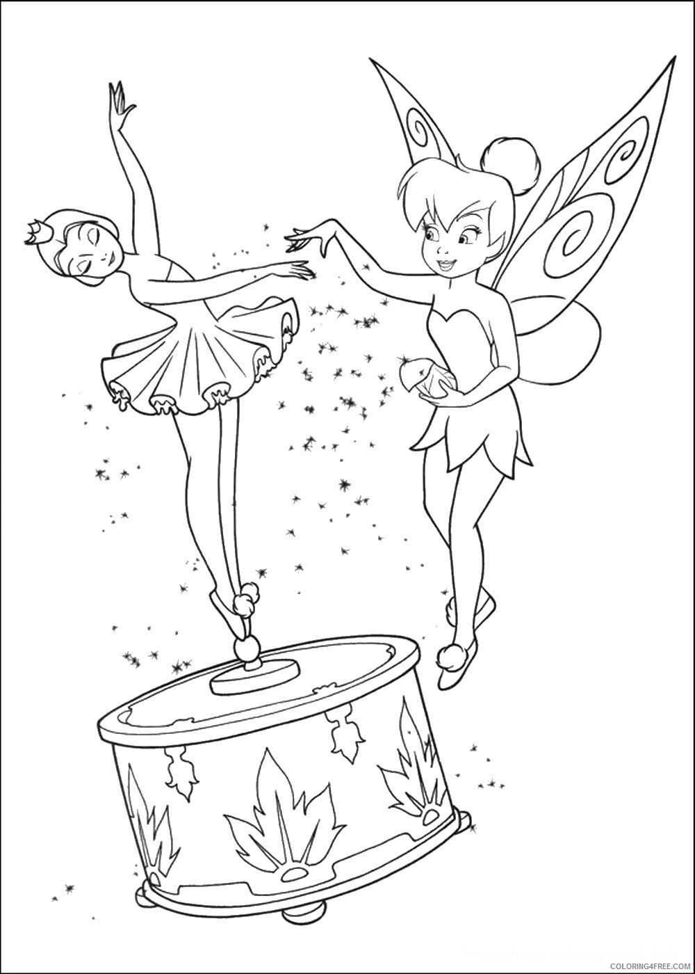 Tinker Bell Coloring Pages Cartoons tinkerbell_cl_05 Printable 2020 6612 Coloring4free