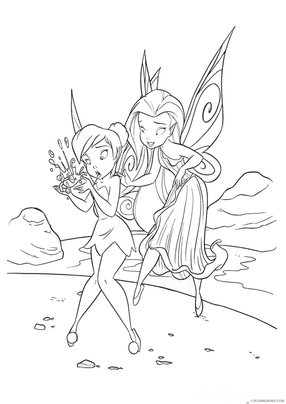 Tinker Bell Coloring Pages Cartoons tinkerbell_cl_07 Printable 2020 6614 Coloring4free
