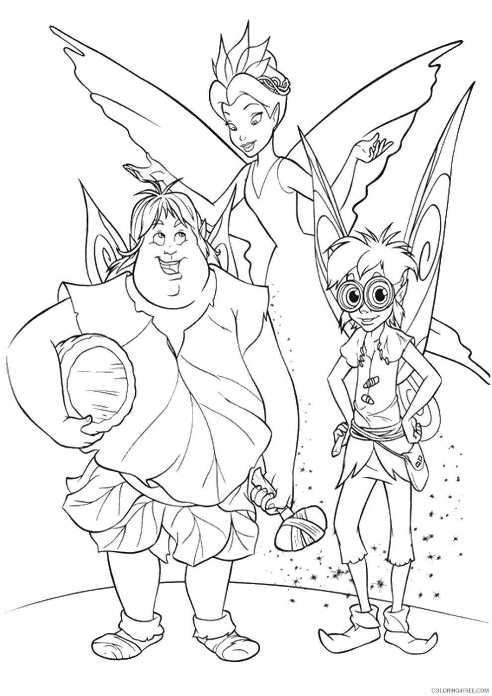 Tinker Bell Coloring Pages Cartoons tinkerbell_cl_15 Printable 2020 6622 Coloring4free